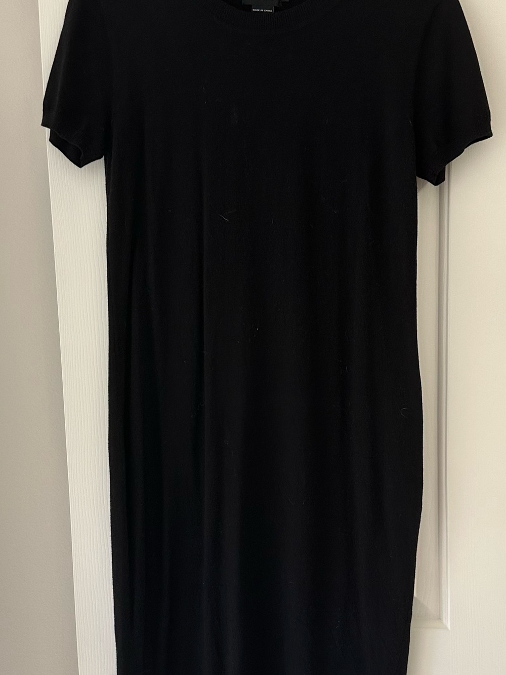 HATCH Black Maternity Maxi T-Shirt Dress